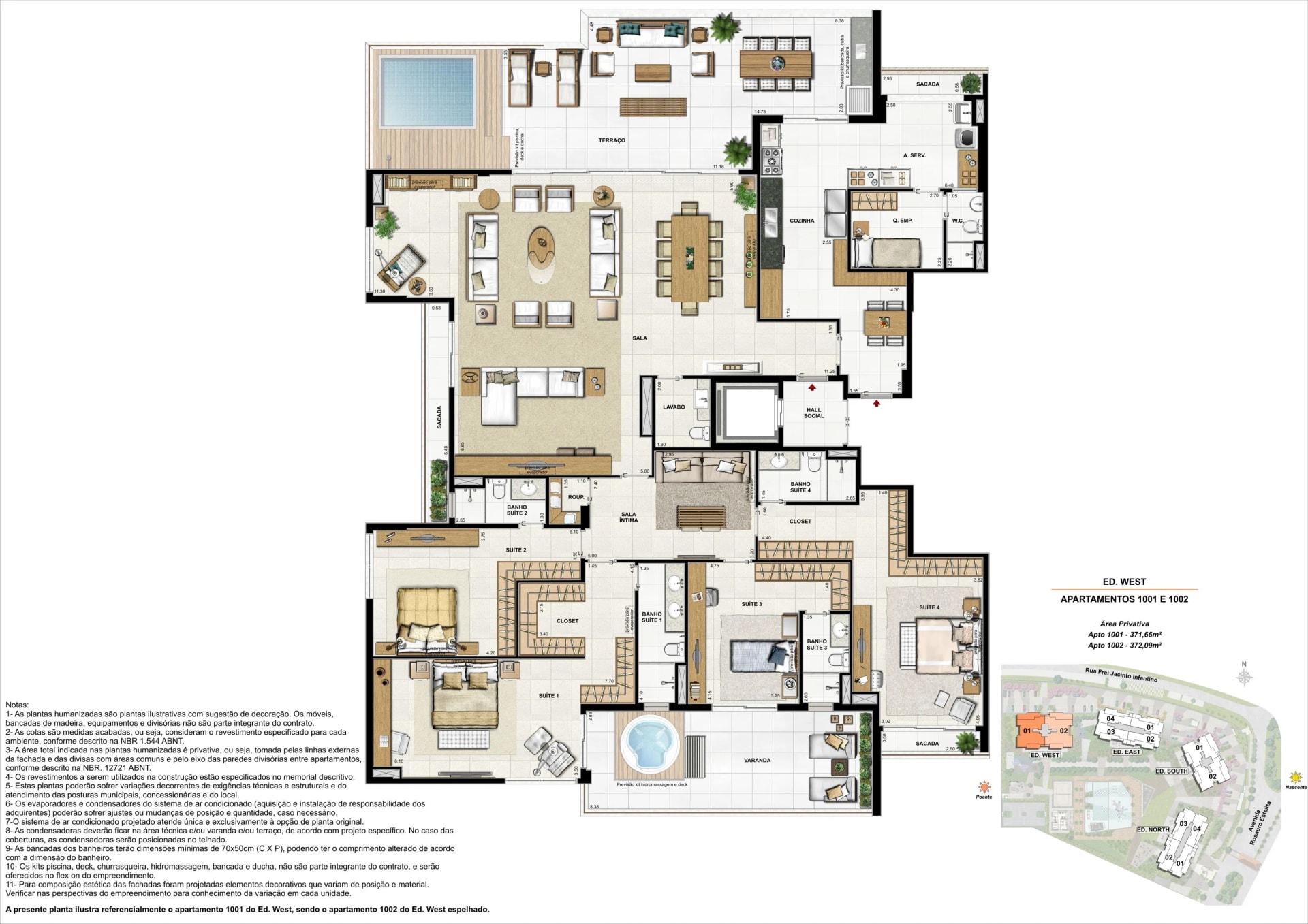 Planta — Latitud Condominium Design — planta 3