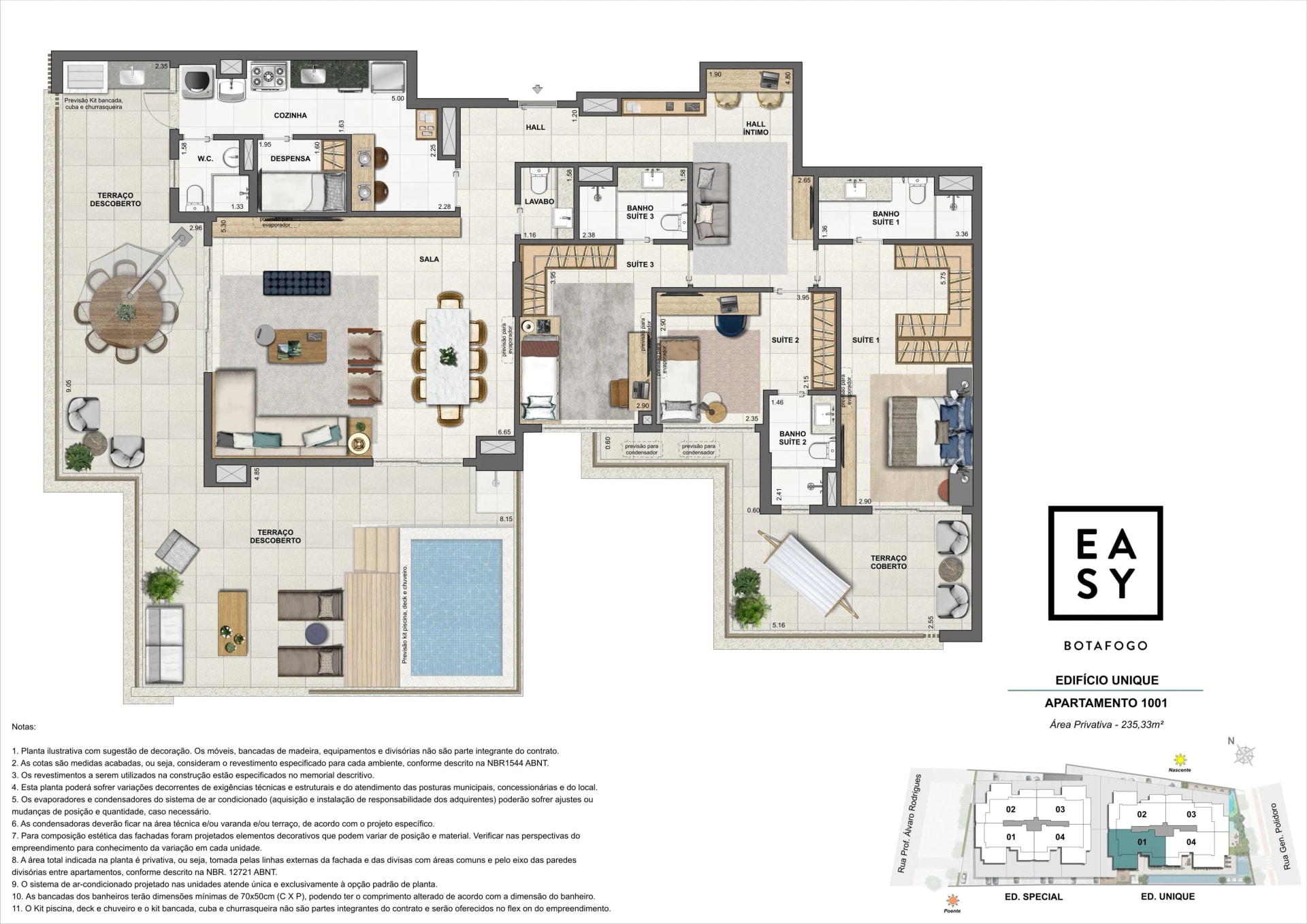 Planta — Easy Botafogo — planta 3