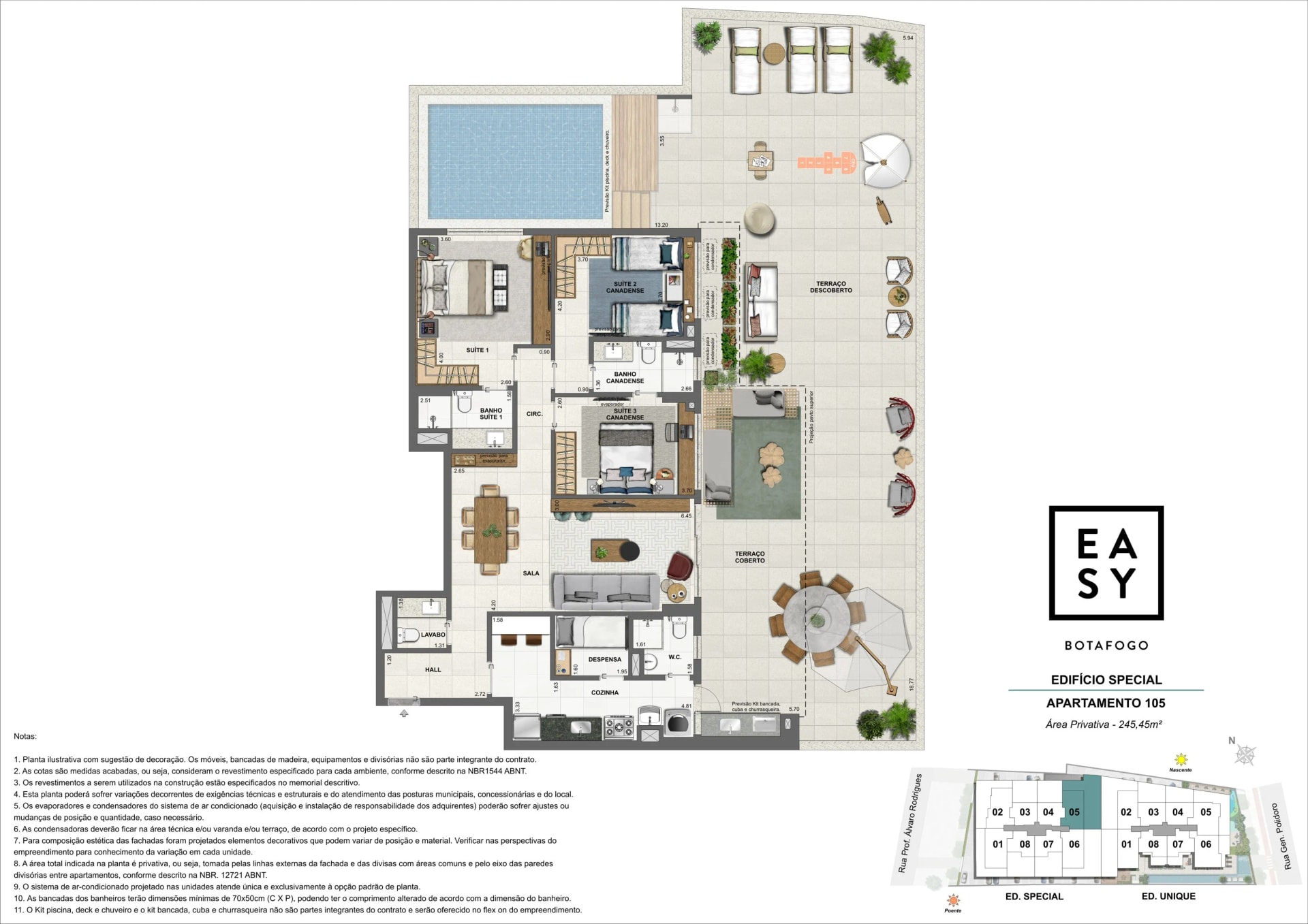Planta — Easy Botafogo — planta 2