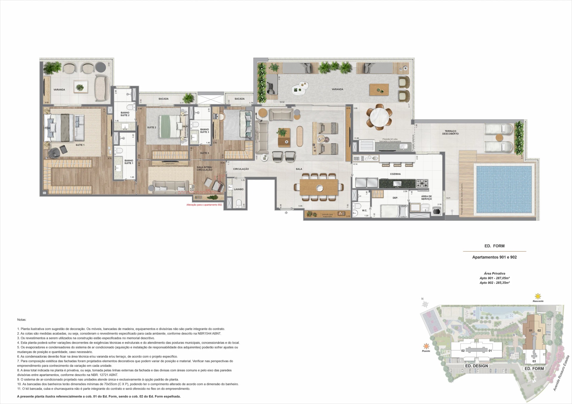 Planta — Concept by RJZ Cyrela — planta 3