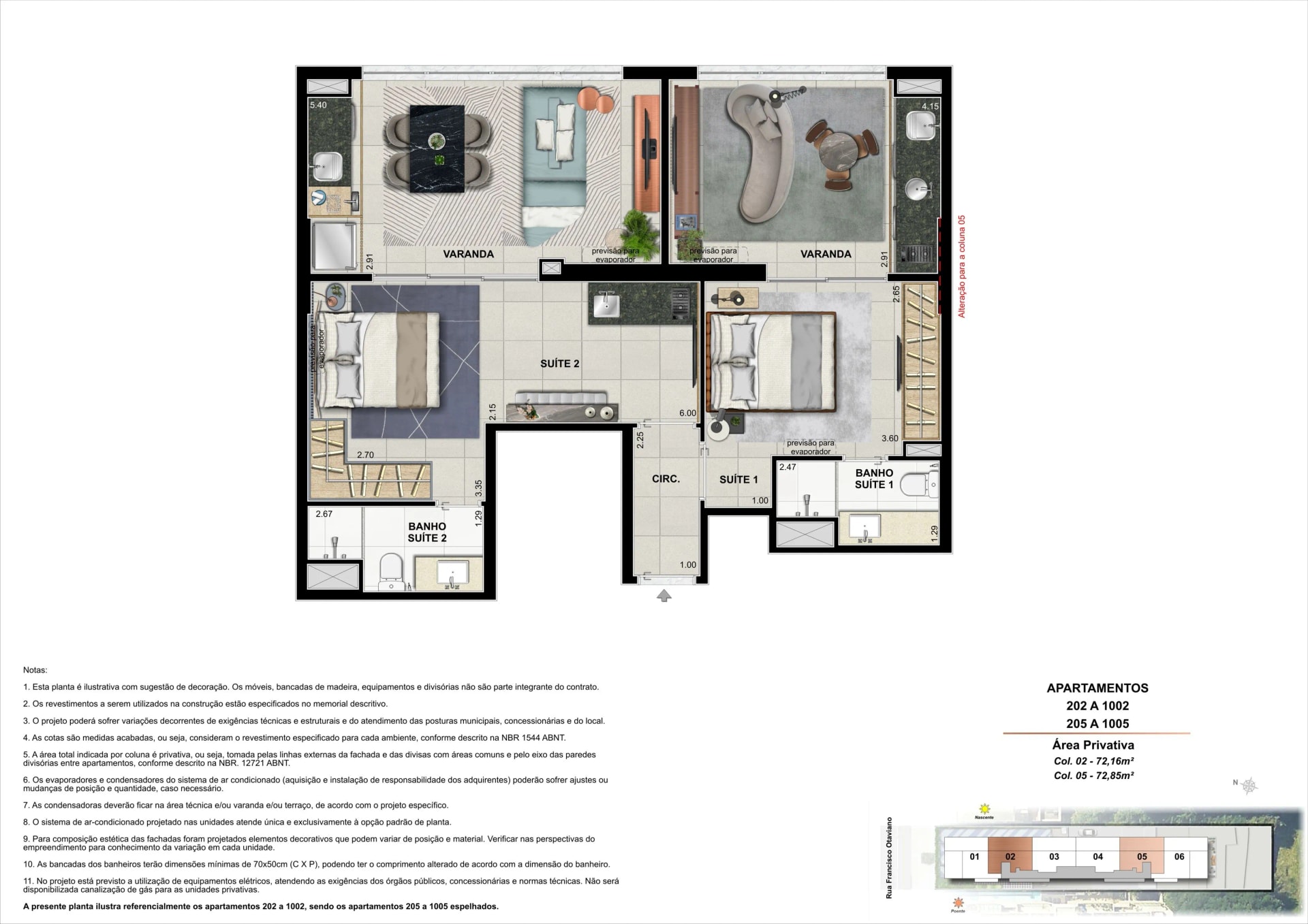 Planta — On the Sea Arpoador — planta 2