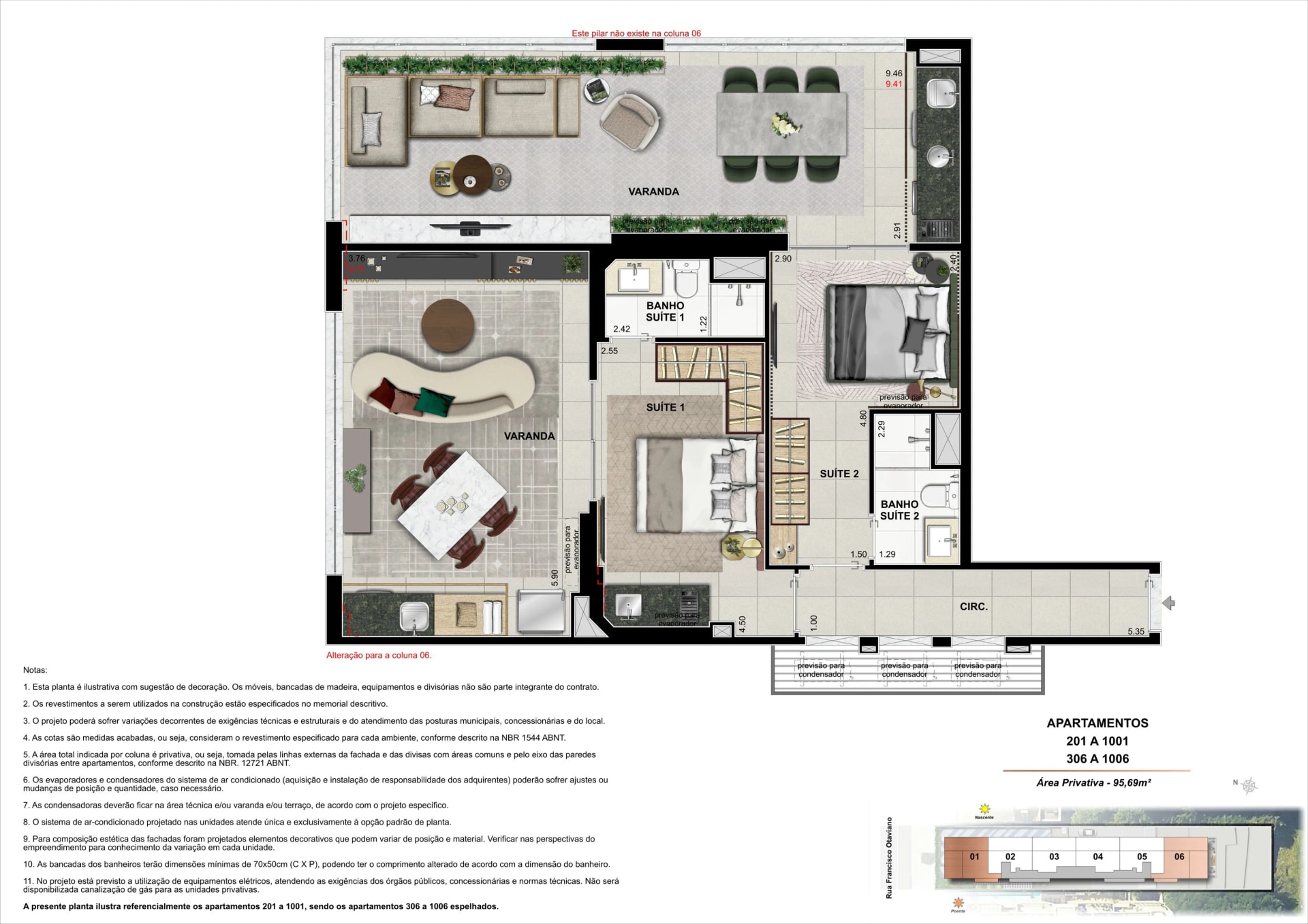 Planta — On the Sea Arpoador — planta 1