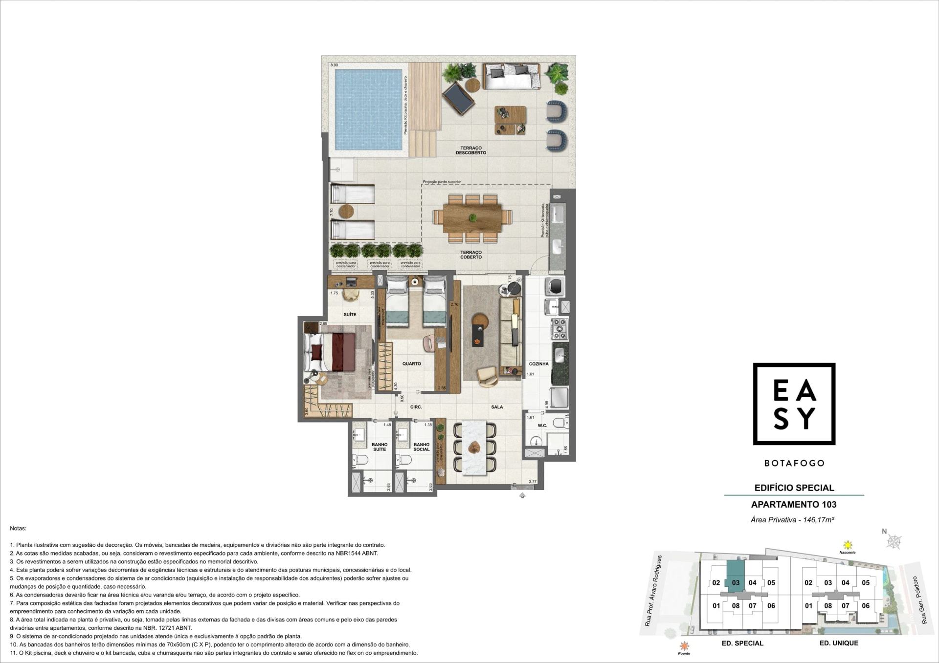 Planta — Easy Botafogo — planta 1